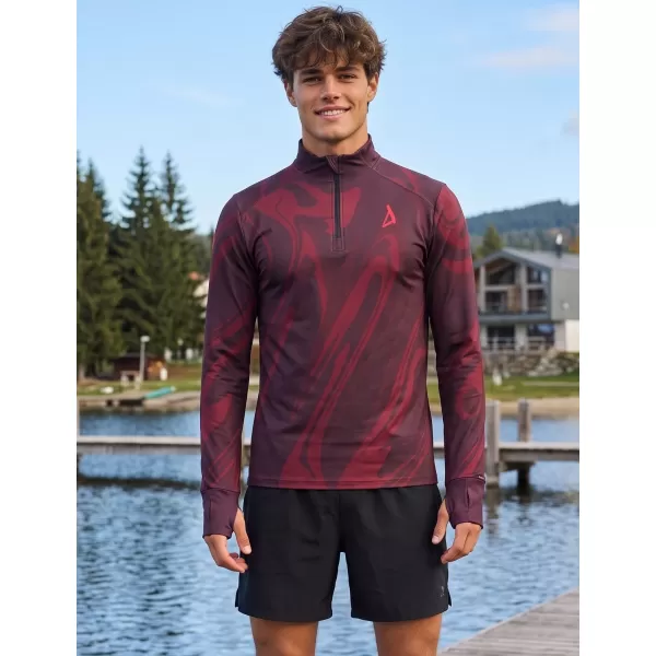  Muška sportska majica premium plus ALTISPORT VOJ/ALM072MI04 VINO-CRVENO 