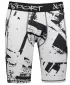 Muške sportske tajice iznad koljena premium ALTISPORT VOJ/ALM079LEG02 CRNO SIVA