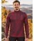 Muška sportska majica premium plus ALTISPORT VOJ/ALM072MI04 VINO-CRVENO