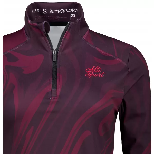  Ženska premium plus sportska majica ALTISPORT VOJ/ALW072MI04 VINO-CRVENO 