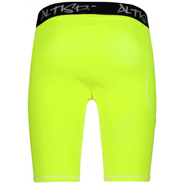 Muške sportske tajice iznad koljena premium ALTISPORT VOJ/ALM000LEG02 FLUO-ŽUTA 
