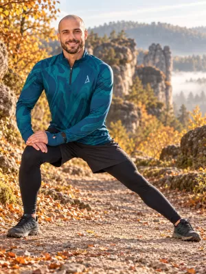 Muška sportska majica premium plus ALTISPORT VOJ/ALM072MI04 KEROZIN