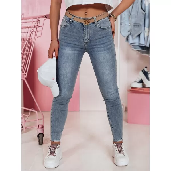  Ladijske hlače DSTREET SKINLENA UY2374 SVIJETLOPLAV 