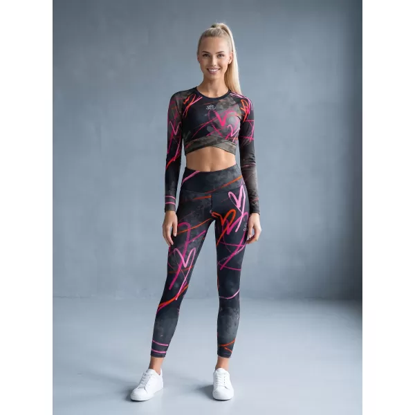  Ženske duge premium tajice ALTISPORT VOJ/ALW082LEG01 CRNA 