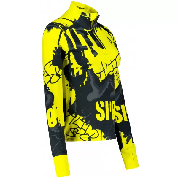  Ženska premium plus sportska majica ALTISPORT VOJ/ALW076MI04 FLUO-ŽUTA 