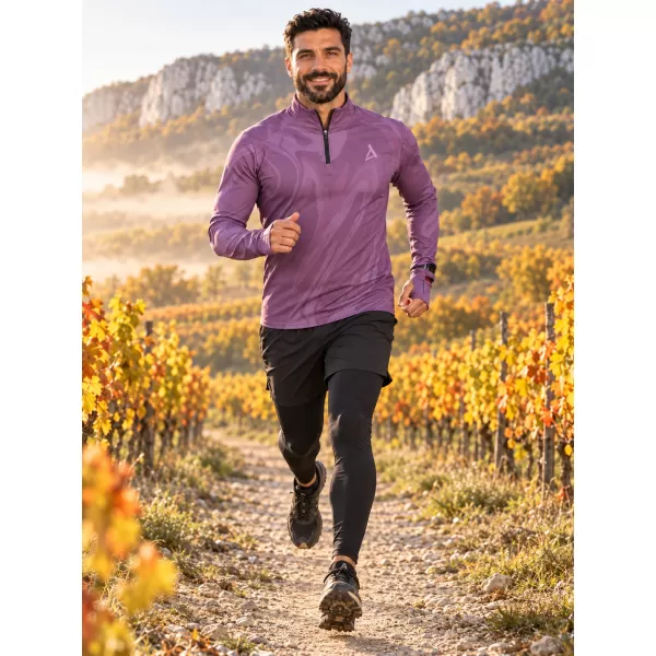  Muška sportska majica premium plus ALTISPORT VOJ/ALM072MI04 LJUBIČASTA 