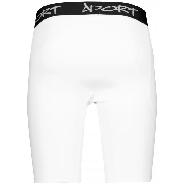  Muške sportske tajice iznad koljena premium ALTISPORT VOJ/ALM000LEG02 BIJELA 
