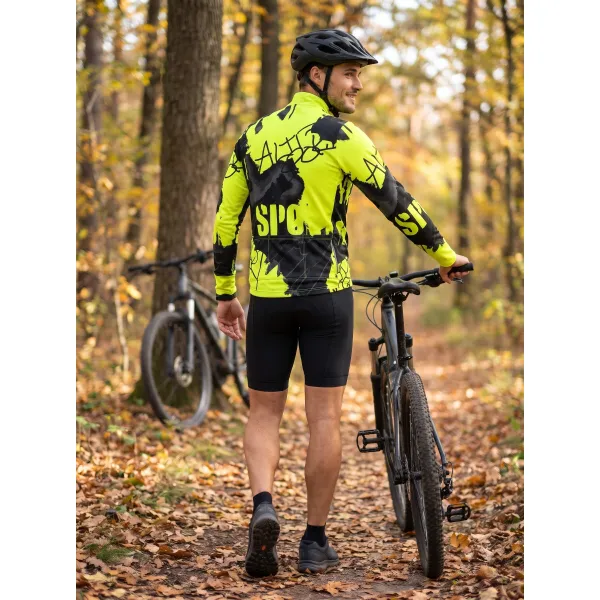  Muška sportska majica premium plus ALTISPORT VOJ/ALM076MI04 FLUO-ŽUTA 