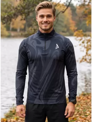 Muška sportska majica premium plus ALTISPORT VOJ/ALM072MI04 CRNA