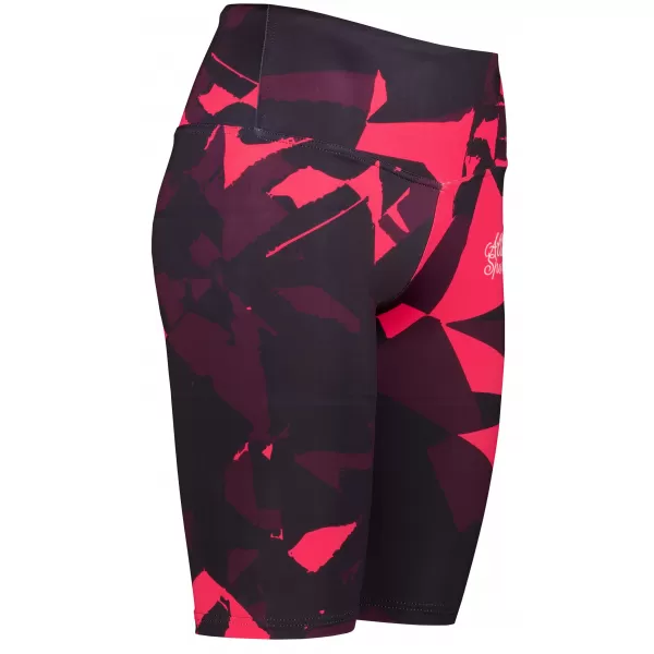 Ženske tajice iznad koljena premium ALTISPORT VOJ/ALW080LEG02 VINO-CRVENO 