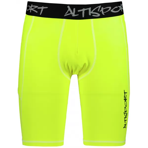  Muške sportske tajice iznad koljena premium ALTISPORT VOJ/ALM000LEG02 FLUO-ŽUTA 