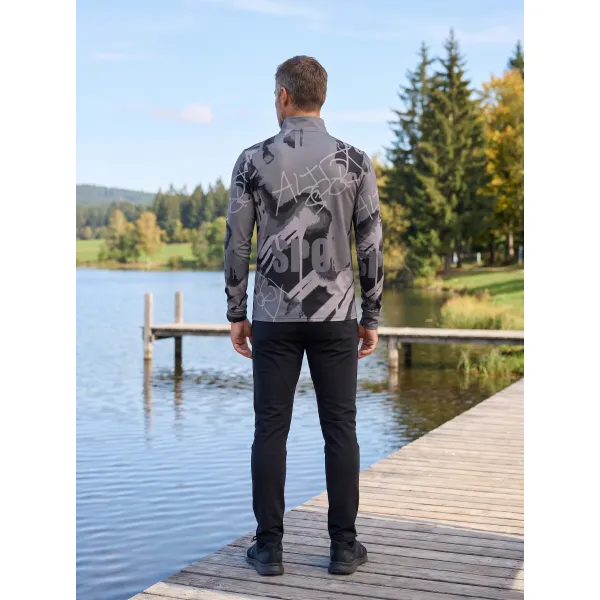  Muška sportska majica premium plus ALTISPORT VOJ/ALM076MI04 TAMNO-SIVA 