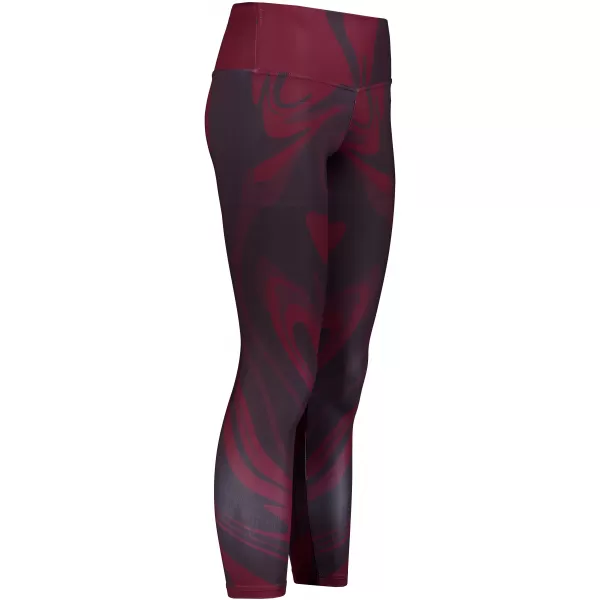  Ženske duge premium tajice ALTISPORT VOJ/ALW072LEG01 VINO-CRVENO 