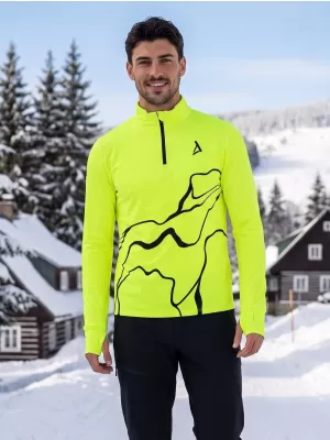 Muška sportska majica premium plus ALTISPORT VOJ/ALM073MI04 FLUO-ŽUTA