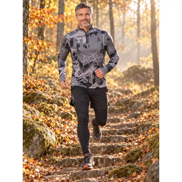  Muška sportska majica premium plus ALTISPORT VOJ/ALM076MI04 TAMNO-SIVA 
