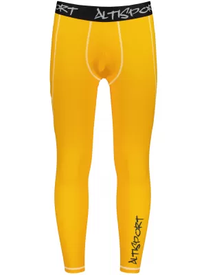 Muške duge premium sportske tajice ALTISPORT VOJ/ALM000LEG01 NARANČASTA