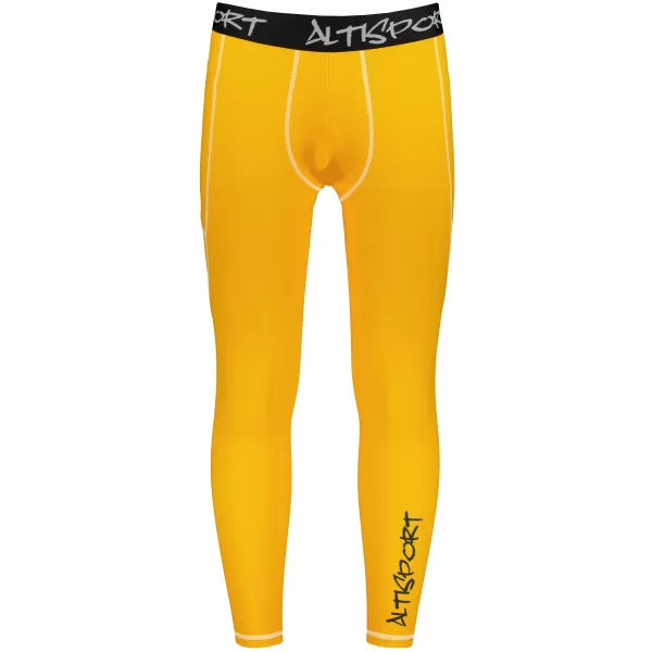  Muške duge premium sportske tajice ALTISPORT VOJ/ALM000LEG01 NARANČASTA 