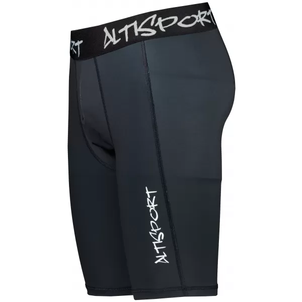  Muške sportske tajice iznad koljena premium ALTISPORT VOJ/ALM000LEG02 CRNA 
