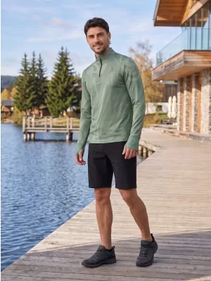 Muška sportska majica premium plus ALTISPORT VOJ/ALM072MI04 ZELENA