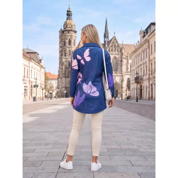 Ženska dukserica Premium torba ALTISPORT VOJ/ALW086MI05 TAMNO PLAVO-LJUT 