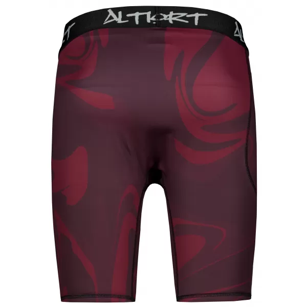  Muške sportske tajice iznad koljena premium ALTISPORT VOJ/ALM072LEG02 VINO-CRVENO 