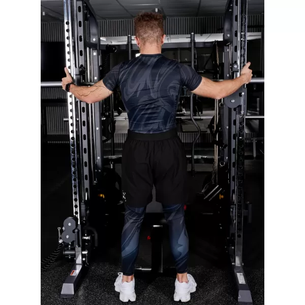  Muške duge premium sportske tajice ALTISPORT VOJ/ALM072LEG01 CRNA 