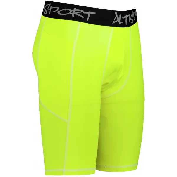  Muške sportske tajice iznad koljena premium ALTISPORT VOJ/ALM000LEG02 FLUO-ŽUTA 