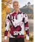 Muška sportska majica premium plus ALTISPORT VOJ/ALM076MI04 BIJELO/CRVENO