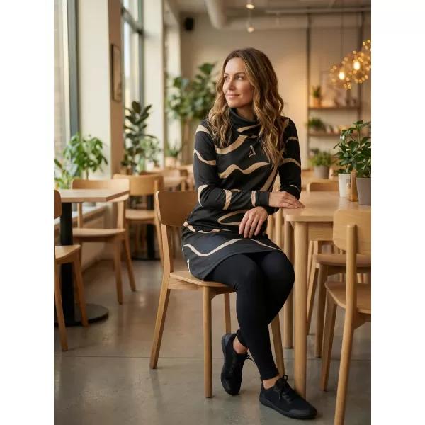  Ženska vrhunska produžena majica ALTISPORT VOJ/ALW088MI06 SMEĐA 
