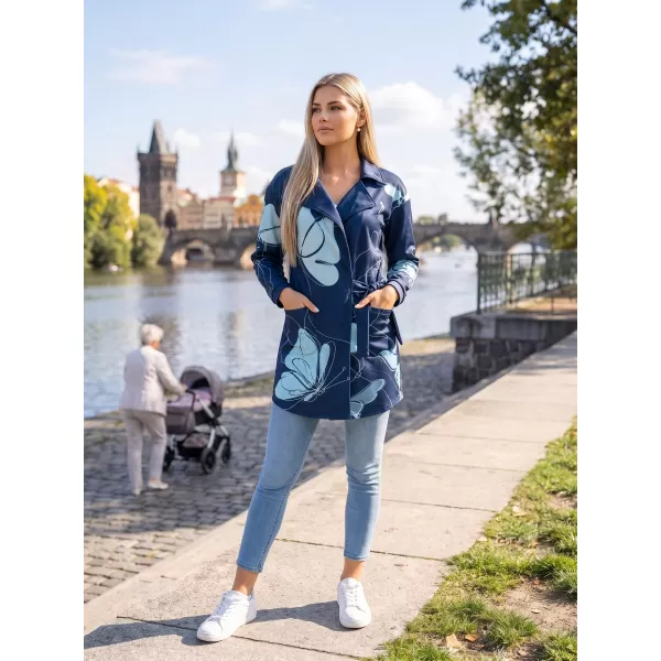  Ženska dukserica Premium torba ALTISPORT VOJ/ALW086MI05 TAMNOPLAV 