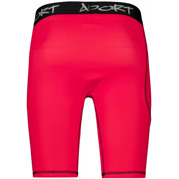  Muške sportske tajice iznad koljena premium ALTISPORT VOJ/ALM000LEG02 CRVENA 