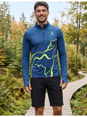 Muška sportska majica premium plus ALTISPORT VOJ/ALM073MI04 TAMNO-FLUO ŽUTA