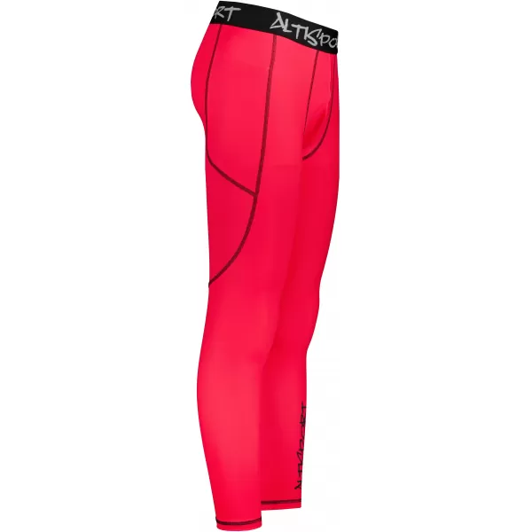  Muške duge premium sportske tajice ALTISPORT VOJ/ALM000LEG01 CRVENA 