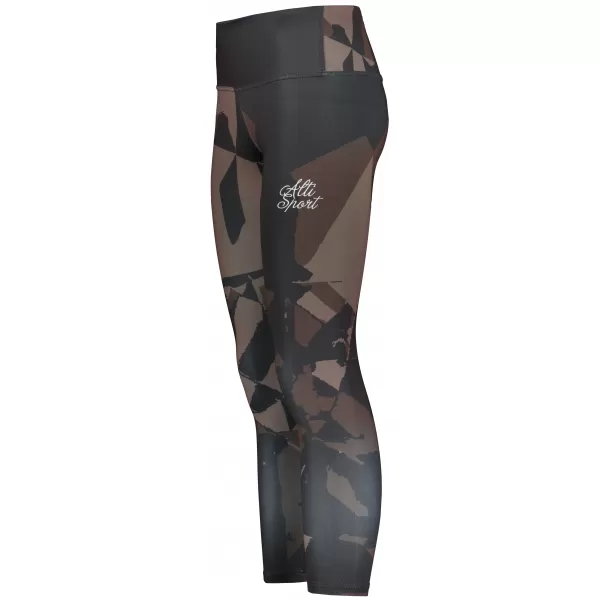  Ženske duge premium tajice ALTISPORT VOJ/ALW080LEG01 TAMNO SMEĐA 