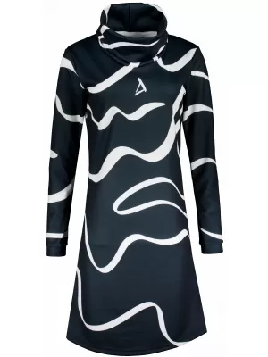 Ženska vrhunska produžena majica ALTISPORT VOJ/ALW088MI06 CRNA