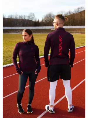 Ženska premium plus sportska majica ALTISPORT VOJ/ALW072MI04 VINO-CRVENO