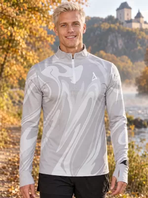 Muška sportska majica premium plus ALTISPORT VOJ/ALM072MI04 SIVA