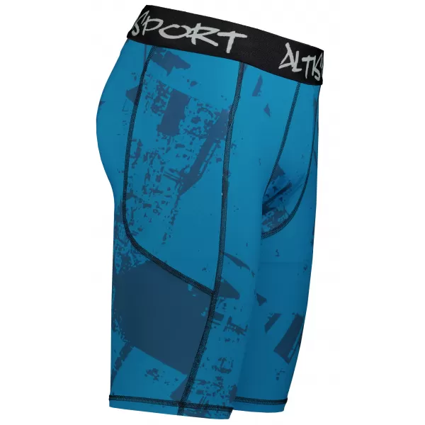  Muške sportske tajice iznad koljena premium ALTISPORT VOJ/ALM079LEG02 PLAVA 
