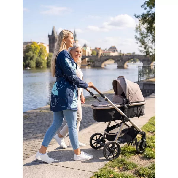  Ženska dukserica Premium torba ALTISPORT VOJ/ALW086MI05 TAMNOPLAV 