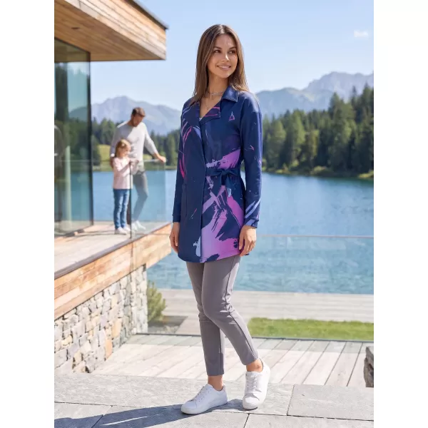  Ženska vrhunska trenirka ALTISPORT VOJ/ALW074MI05 PLAVO-LJUBIČASTA 
