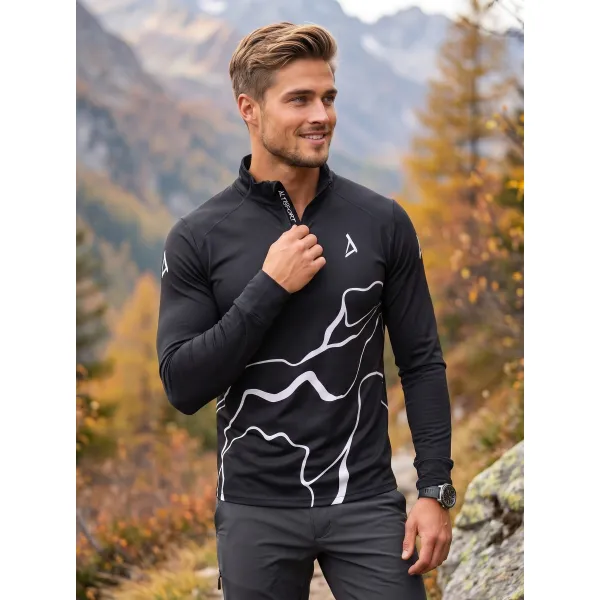  Muška sportska majica premium plus ALTISPORT VOJ/ALM073MI04 CRNA 