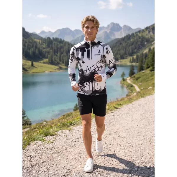  Muška sportska majica premium plus ALTISPORT VOJ/ALM076MI04 CRNO/BIJELO 