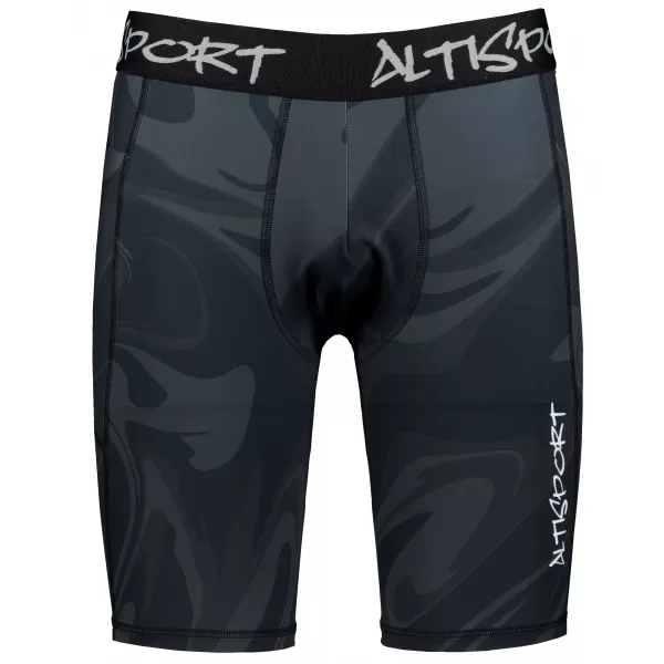  Muške sportske tajice iznad koljena premium ALTISPORT VOJ/ALM072LEG02 CRNA 