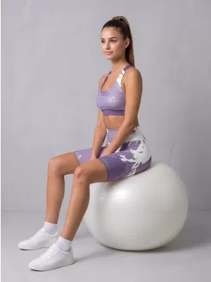 Ženske tajice iznad koljena premium ALTISPORT VOJ/ALW081LEG02 LJUBIČASTA