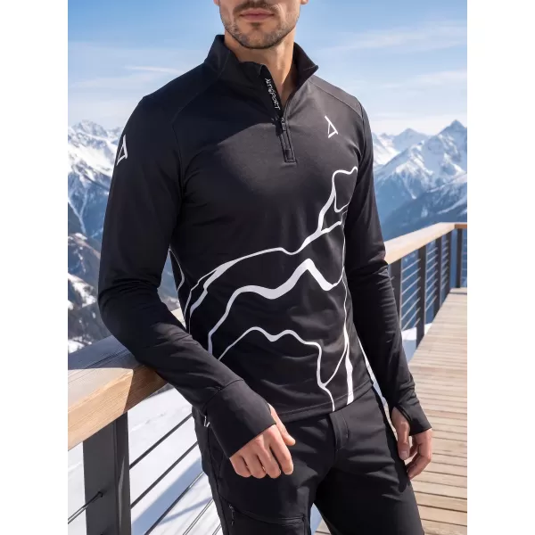  Muška sportska majica premium plus ALTISPORT VOJ/ALM073MI04 CRNA 