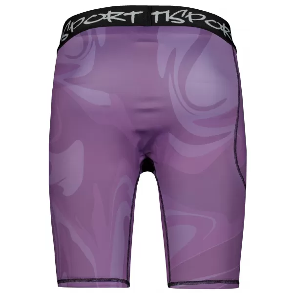  Muške sportske tajice iznad koljena premium ALTISPORT VOJ/ALM072LEG02 LJUBIČASTA 