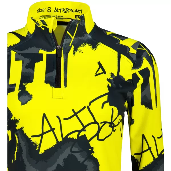  Ženska premium plus sportska majica ALTISPORT VOJ/ALW076MI04 FLUO-ŽUTA 