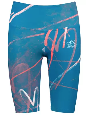 Ženske tajice iznad koljena premium ALTISPORT VOJ/ALW082LEG02 KEROZIN