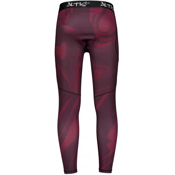  Muške duge premium sportske tajice ALTISPORT VOJ/ALM072LEG01 VINO-CRVENO 