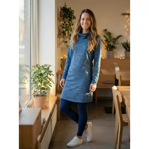  Ženska vrhunska produžena majica ALTISPORT VOJ/ALW067MI06 PLAVA 